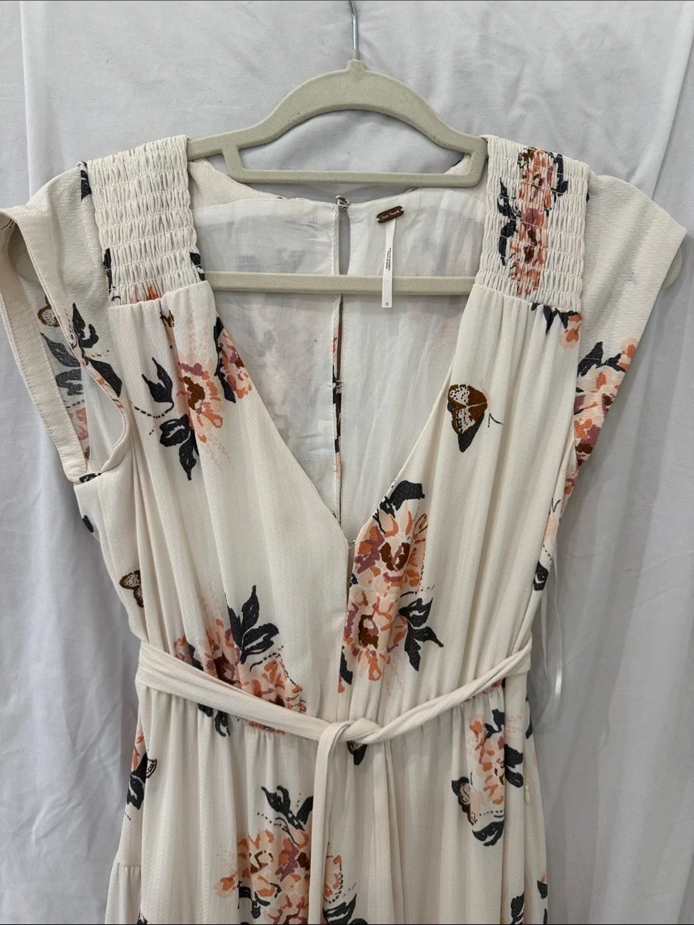 Free people all I got maxi dress cream size 0